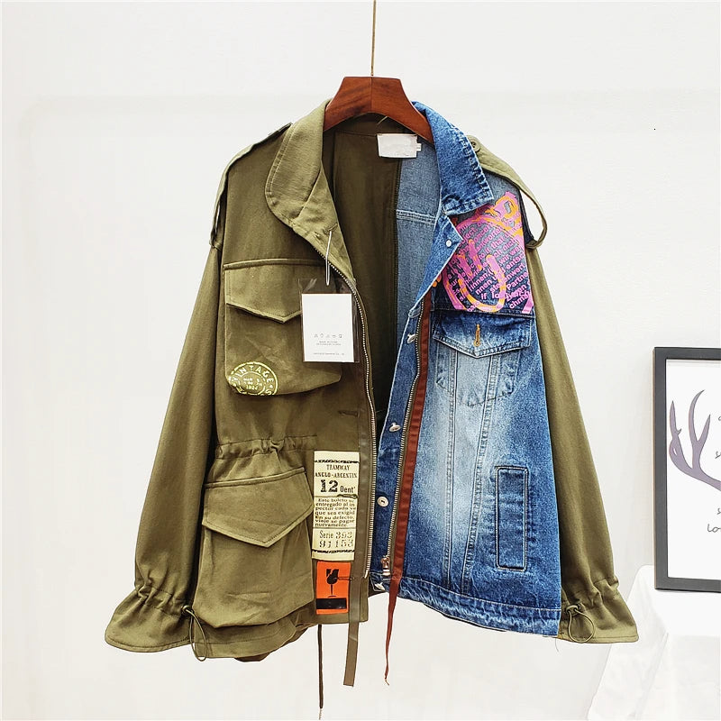 CollarVibe Denim Jacket