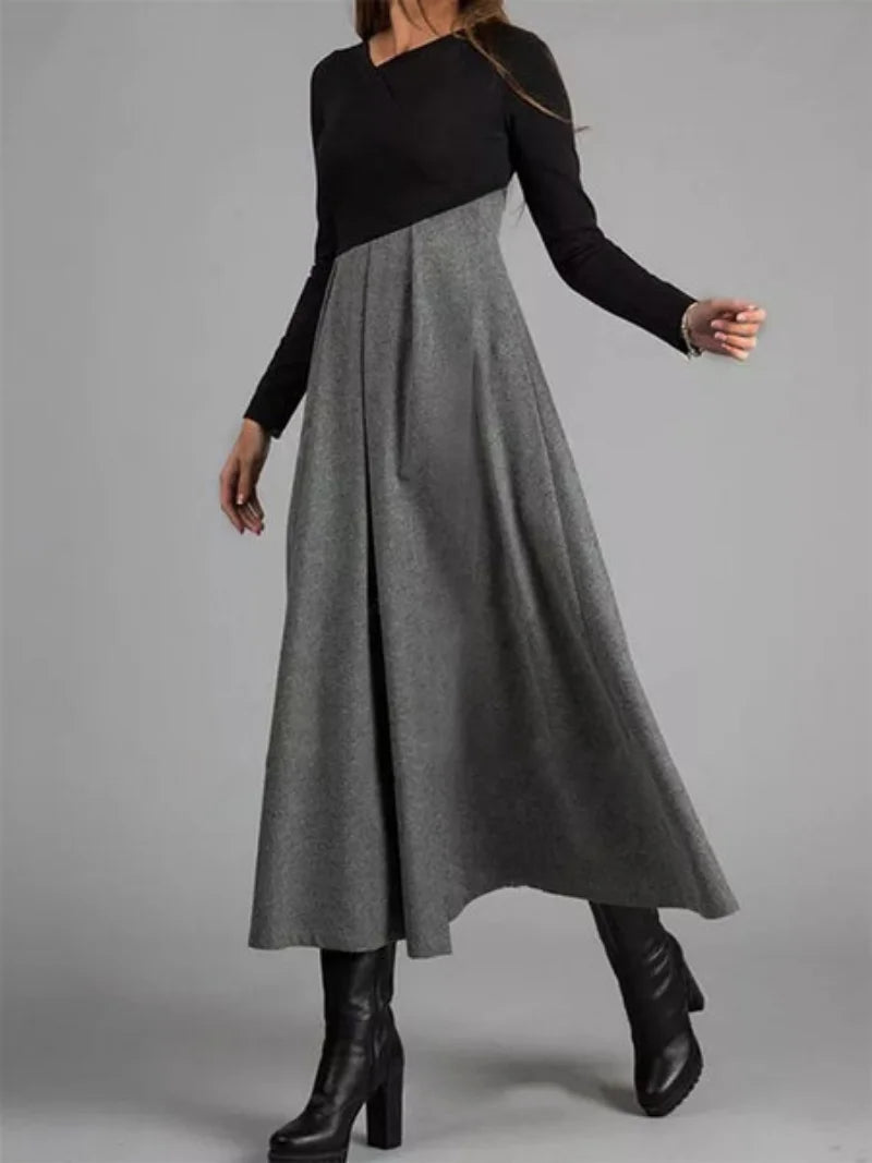 Vinoa | Maxi dress with long sleeves