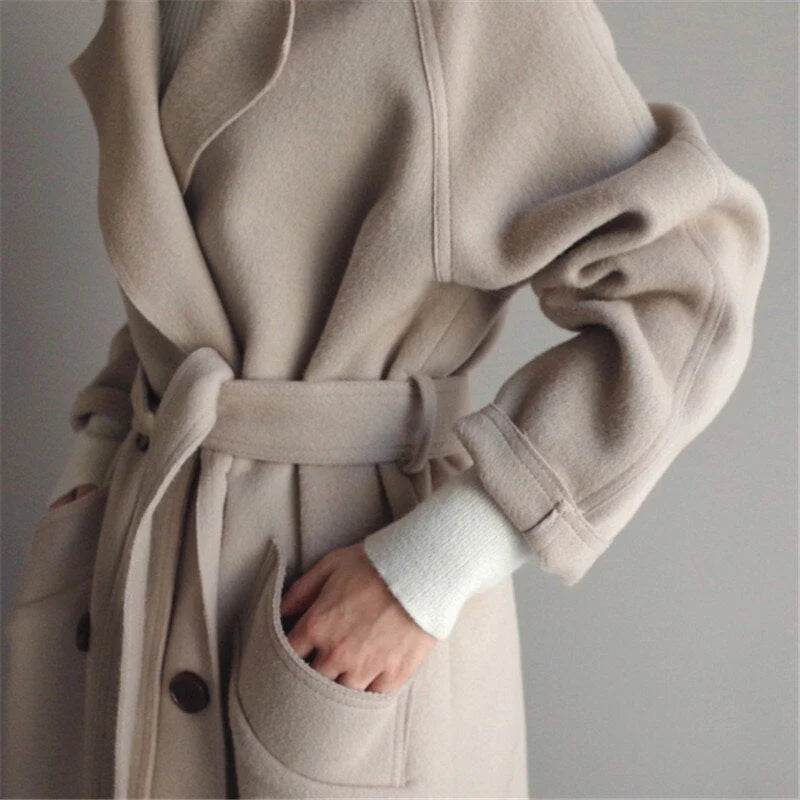 Clara - wool trench coat