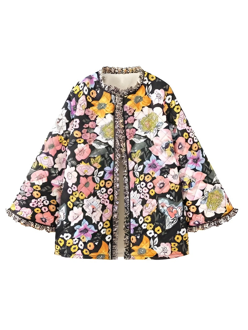 Floral Print Jacket